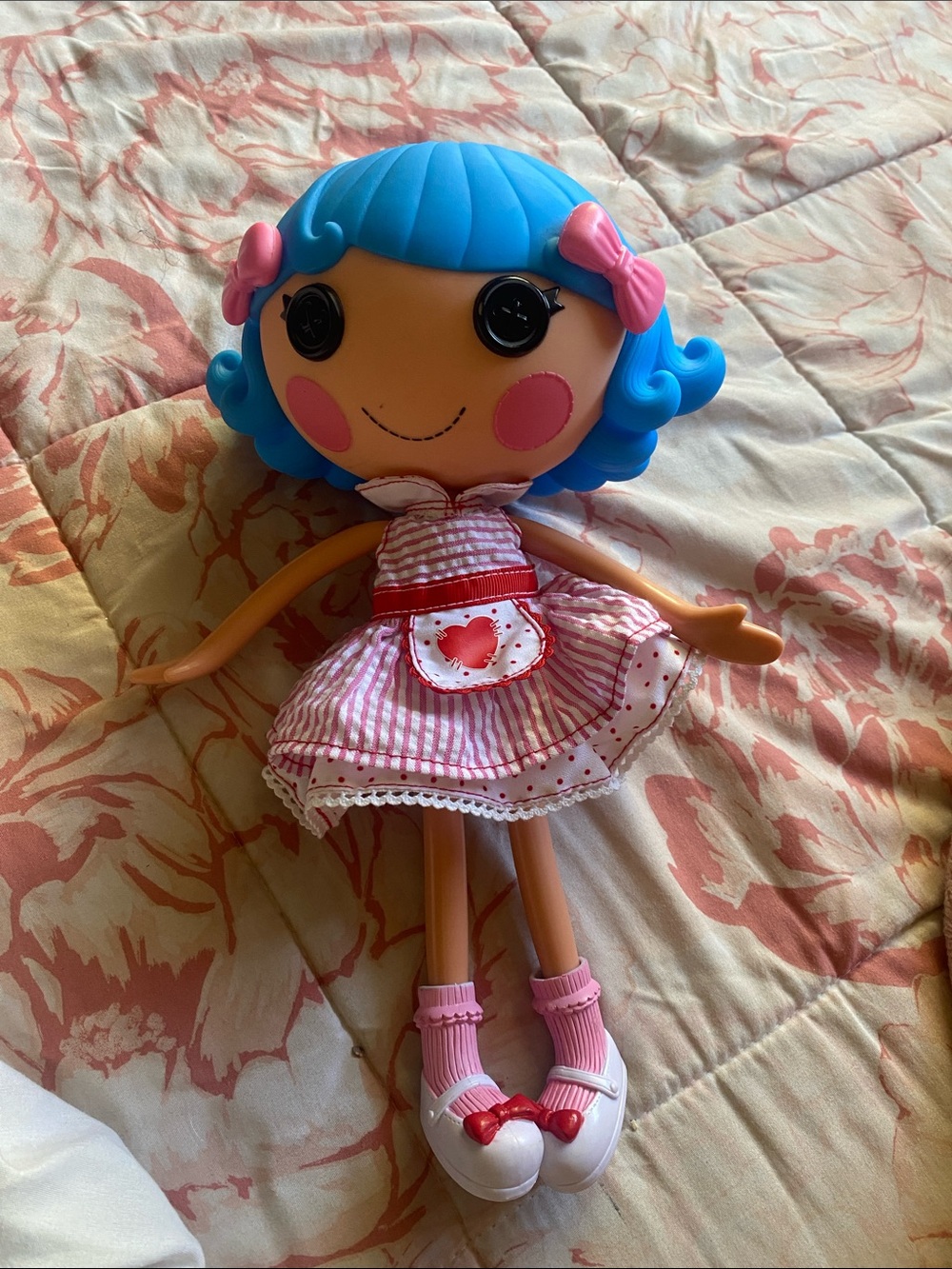 Lalaloopsy Rosy Bumps N’ Bruises Nurse Doll W Clothing Rare Blue Hair Bows+shoes